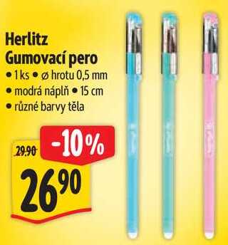 Herlitz Gumovací pero