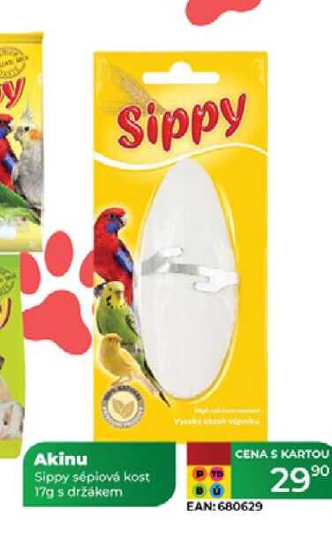 Sippy Akinu Sippy sépiová kost 17g s držákem 