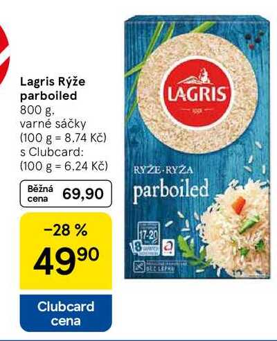 Lagris Rýže parboiled, 800 g 