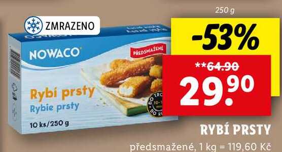 RYBÍ PRSTY, 250 g