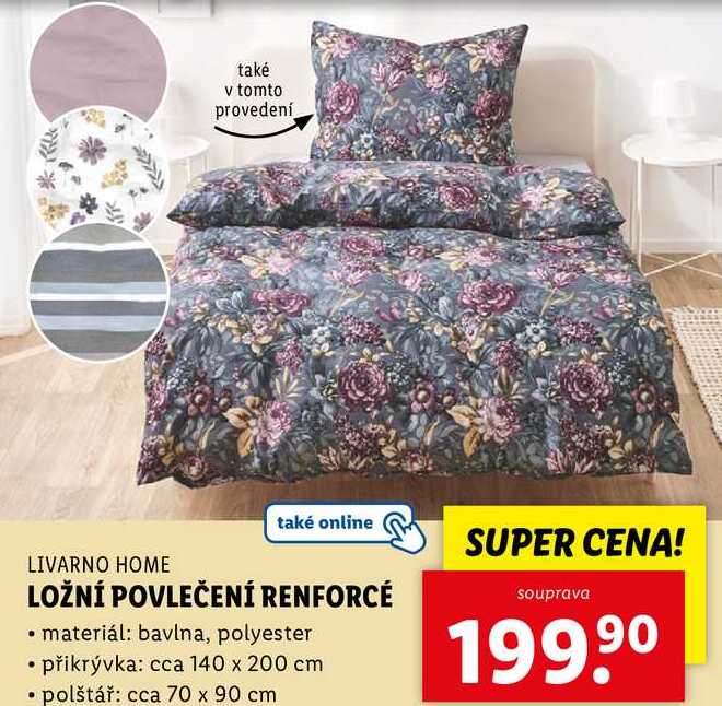 LOŽNÍ POVLEČENÍ RENFORCÉ