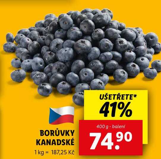 BORŮVKY KANADSKÉ, 400 g