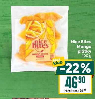 Nice Bites Mango plátky 100 g