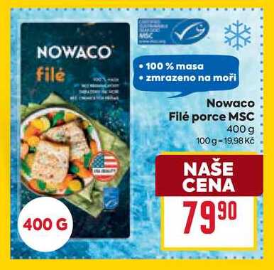 Nowaco Filé porce MSC 400 g 