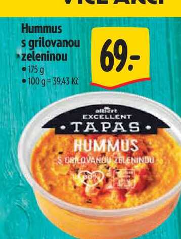 Hummus s grilovanou  zeleninou - 175 g 