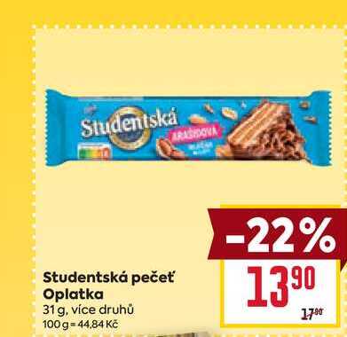 Studentská pečeť Oplatka 31 g