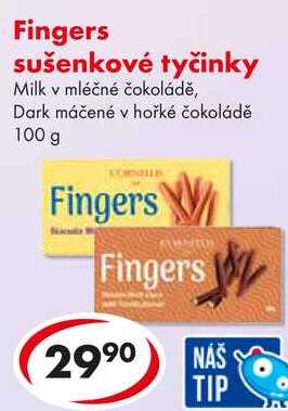 Fingers sušenkové tyčinky, 100 g