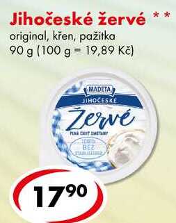 Jihočeské žervé, 90 g