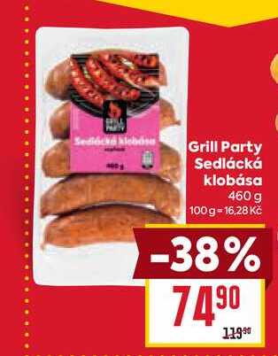 Grill Party Sedlácká klobása 460 g 