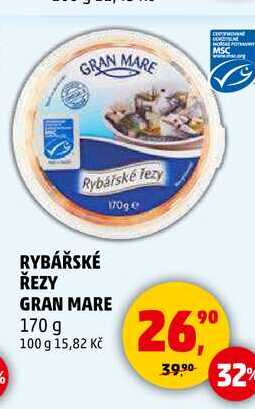 RYBÁŘSKÉ ŘEZY GRAN MARE, 170 g 