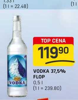 VODKA 37,5% FLOP 0,5l