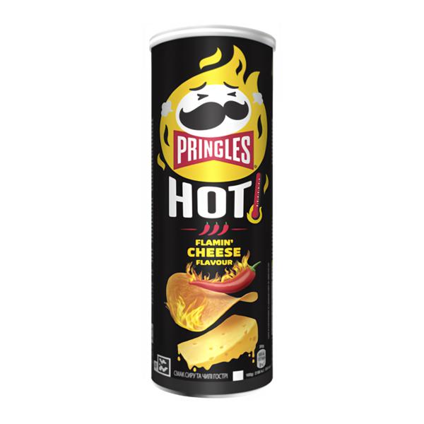 Pringles Hot Flamin' cheese