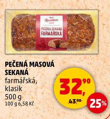 PEČENÁ MASOVÁ SEKANÁ, 500 g
