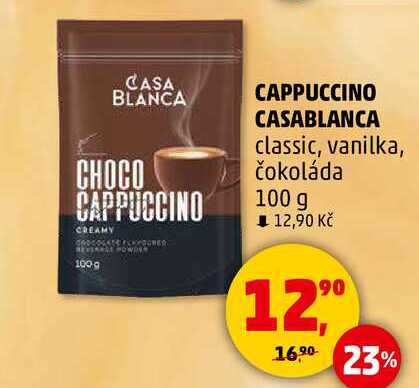 CAPPUCCINO CASABLANCA classic, vanilka, čokoláda, 100 g 