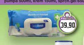 DEEP Fresh antibakteriální ubrousky 100ks