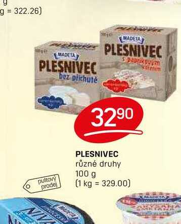 PLESNIVEC různé druhy 100 g