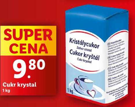 Cukr krystal, 1 kg 