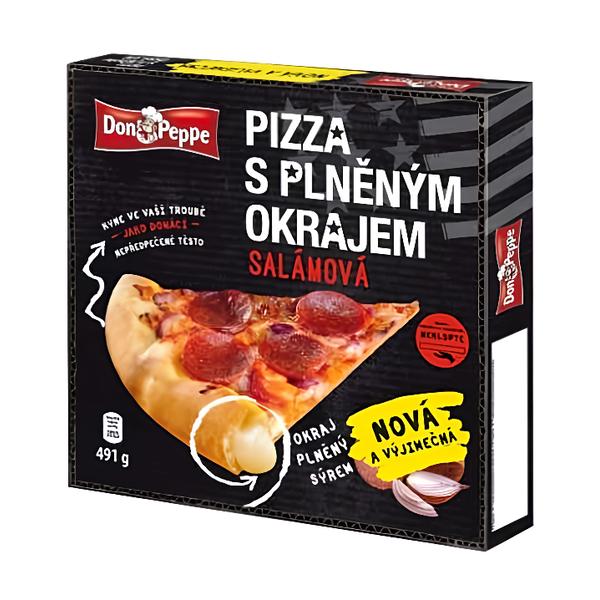 Don Peppe Pizza s plněným okrajem Salámová