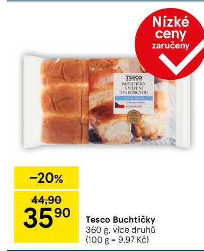 Tesco Buchtičky, 360 g 