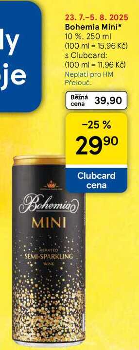 Bohemia Mini 10 %, 250 ml