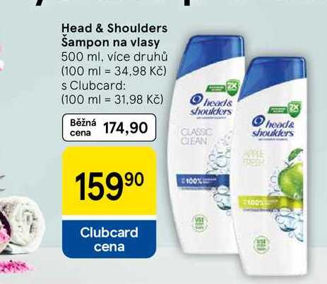 Head & Shoulders Šampon na vlasy, 500 ml 