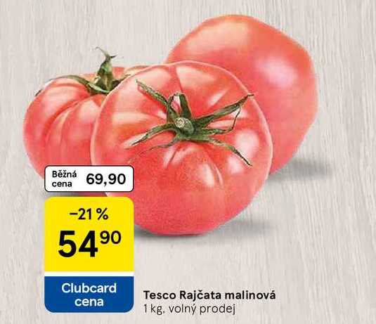 Tesco Rajčata malinová, 1 kg, volný prodej 
