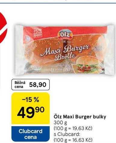 Ölz Maxi Burger bulky, 300 g  