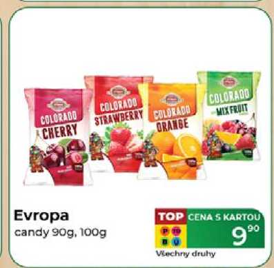 Evropa candy 90g, 100g