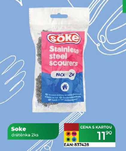 Soke drátěnka 2ks 