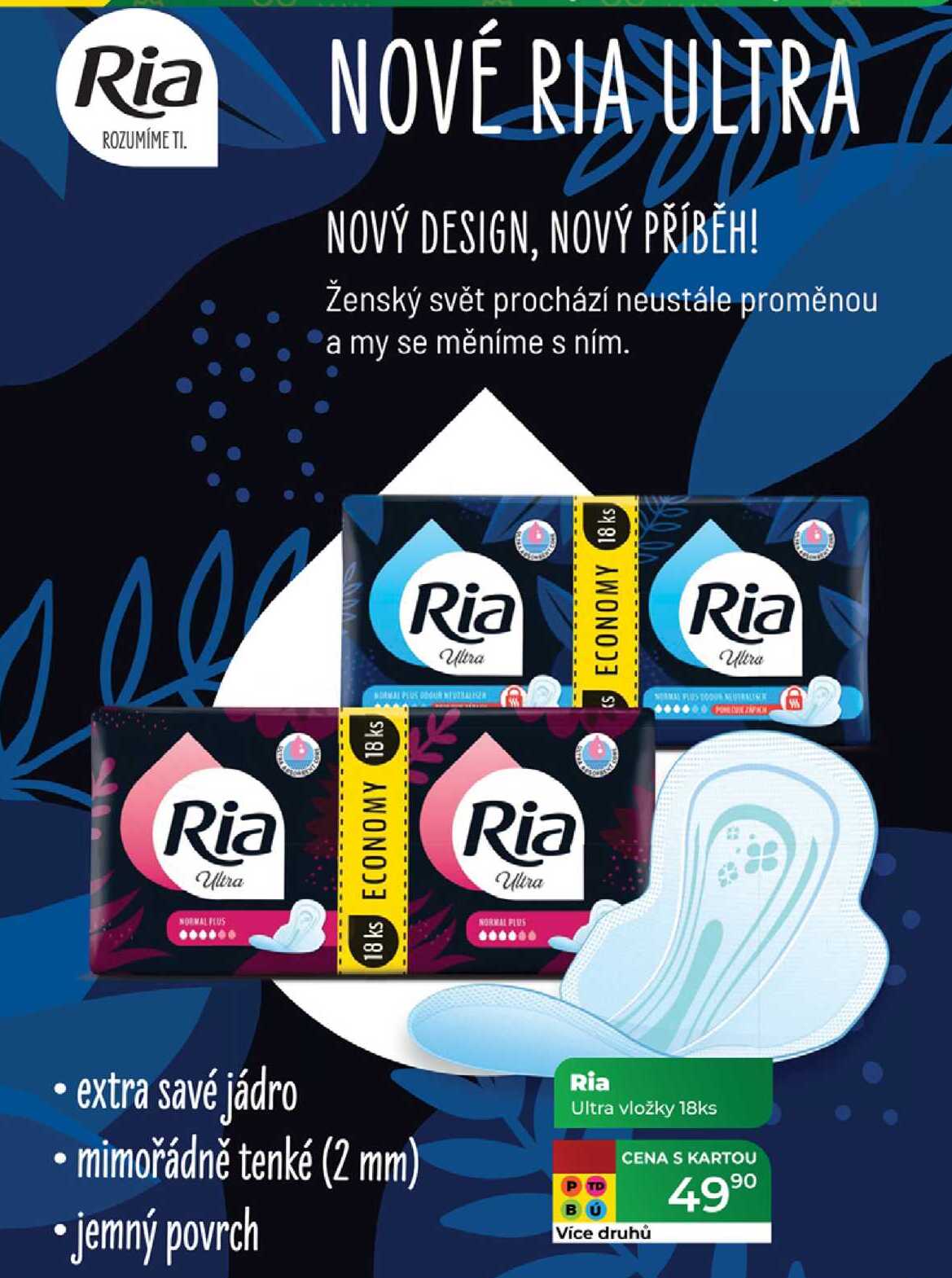 Ria Ultra vložky 18ks