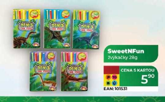 SweetNFun žvýkačky 28g