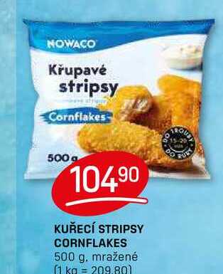 KUŘECÍ STRIPSY CORNFLAKES 500 g, mražené 