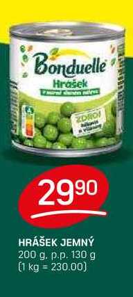 HRÁŠEK JEMNÝ 200 g. p.p. 130 g 