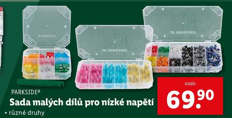 Sada malých dílů pro nízké napětí 