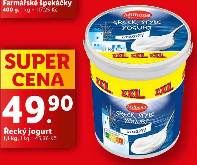 Řecký jogurt, 1,1 kg