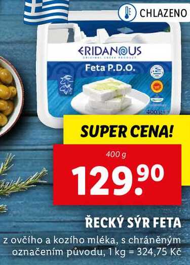 ŘECKÝ SÝR FETA, 400 g
