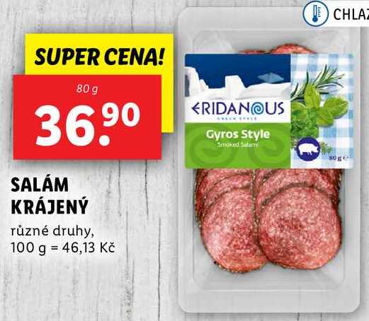 SALÁM KRÁJENÝ, 80 g