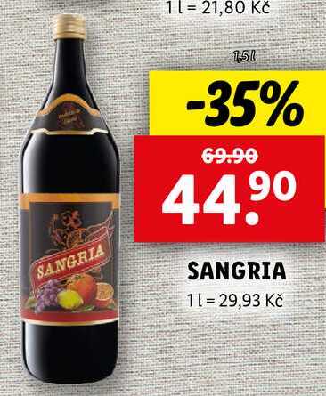 SANGRIA, 1,5 l