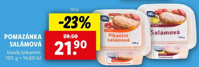 POMAZÁNKA SALÁMOVÁ, 150 g