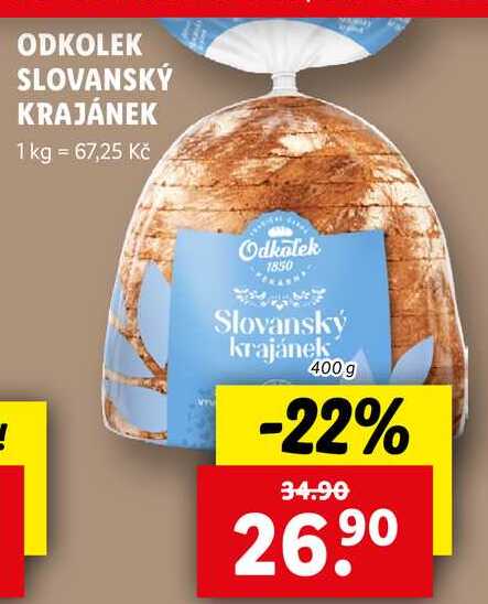 ODKOLEK SLOVANSKÝ KRAJÁNEK, 400 g