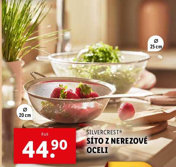 SÍTO Z NEREZOVÉ OCELI 