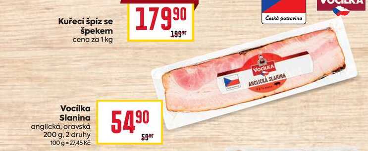Slanina anglická, oravská 200 g