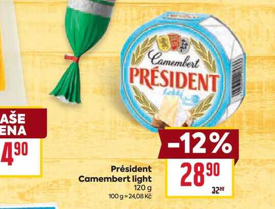 Président Camembert light 120 g