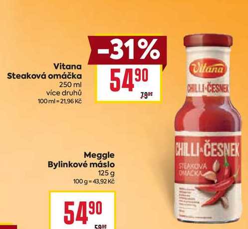 Vitana Steaková omáčka 250 ml 