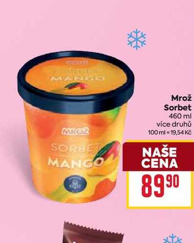 Mrož Sorbet 460 ml 