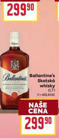 Ballantine's Skotská whisky 0,7l