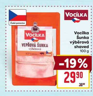Vocilka Šunka výběrová shaved 100g