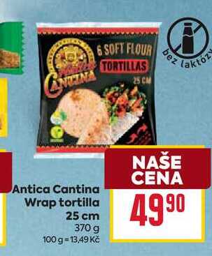 Antica Cantina Wrap tortilla 25 cm 370 g 