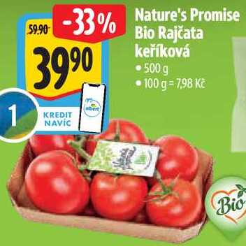 Nature's Promise Bio Rajčata keříková, 500 g