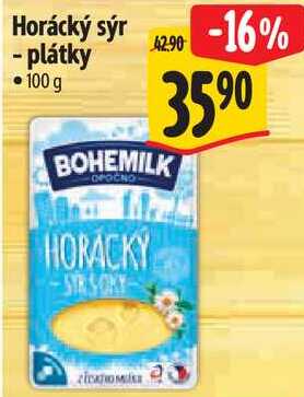 Horácký sýr - plátky, 100 g